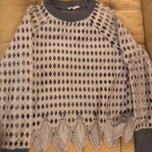 Zara eyelet sweater
